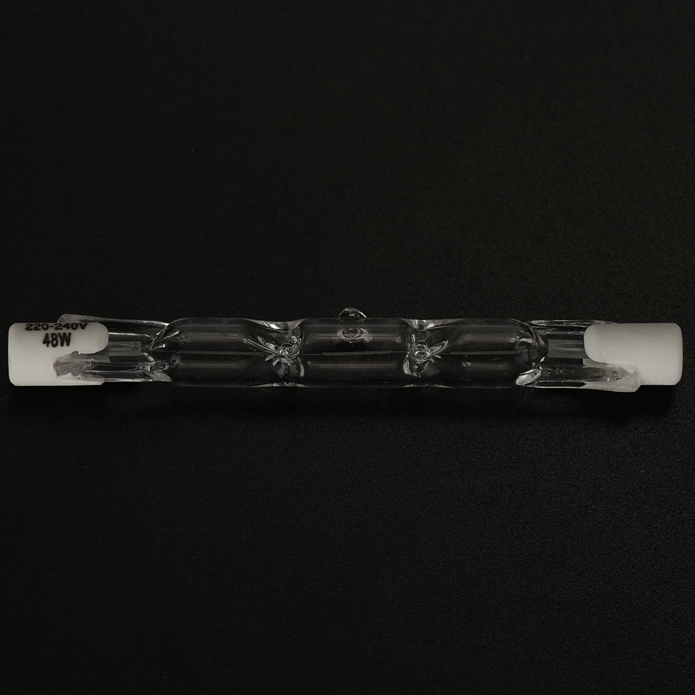 Halogen Lamp Tungsten-Iodine Lamp Indoor Outdoor Lighting Fixture Household Supply 48W 220V-240V Glass R7S Transparent