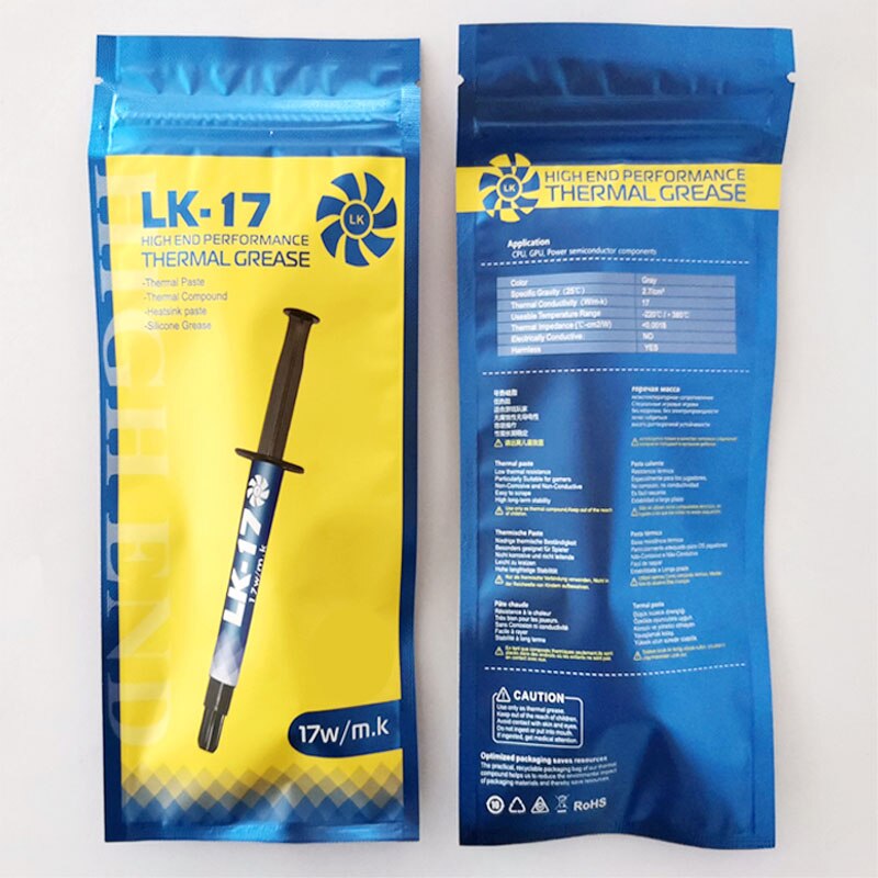 15W/mk LK-15 2g 5g High End Thermal Grease for gaming computers overclock CPU GPU Chipset notebook Cooling Paste