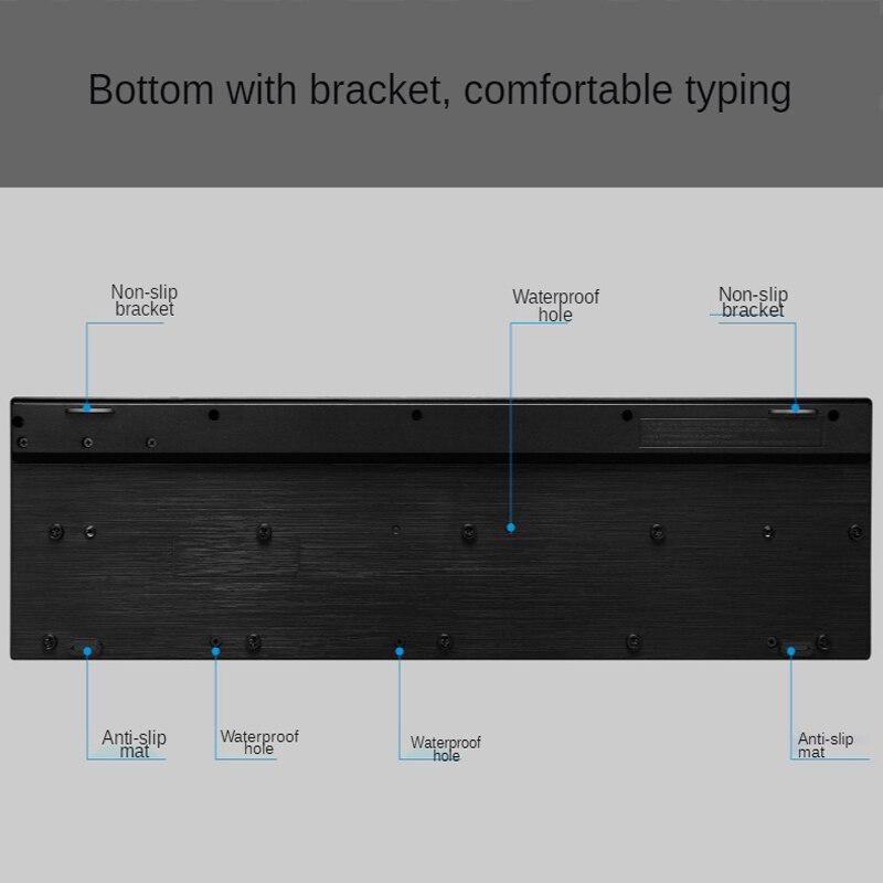 2.4G Wireless Keyboard and Mouse 104-key Keyboard Office Keyboard Gaming Keyboard for PC Computer Laptop