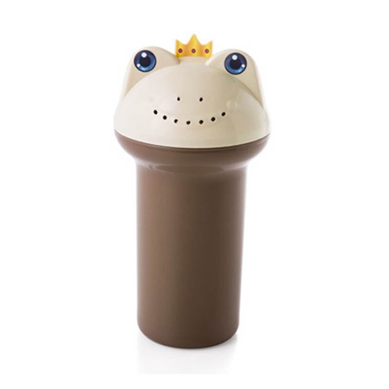 Cuchara de agua de dibujos animados para ducha de bebé, taza de champú para bebé, accesorios para la cabeza: coffee