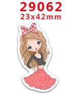 Diy craft levererar de små flickorna platt rygg plana hartser 30 stycken. pr -29015-29834: Pr -29062