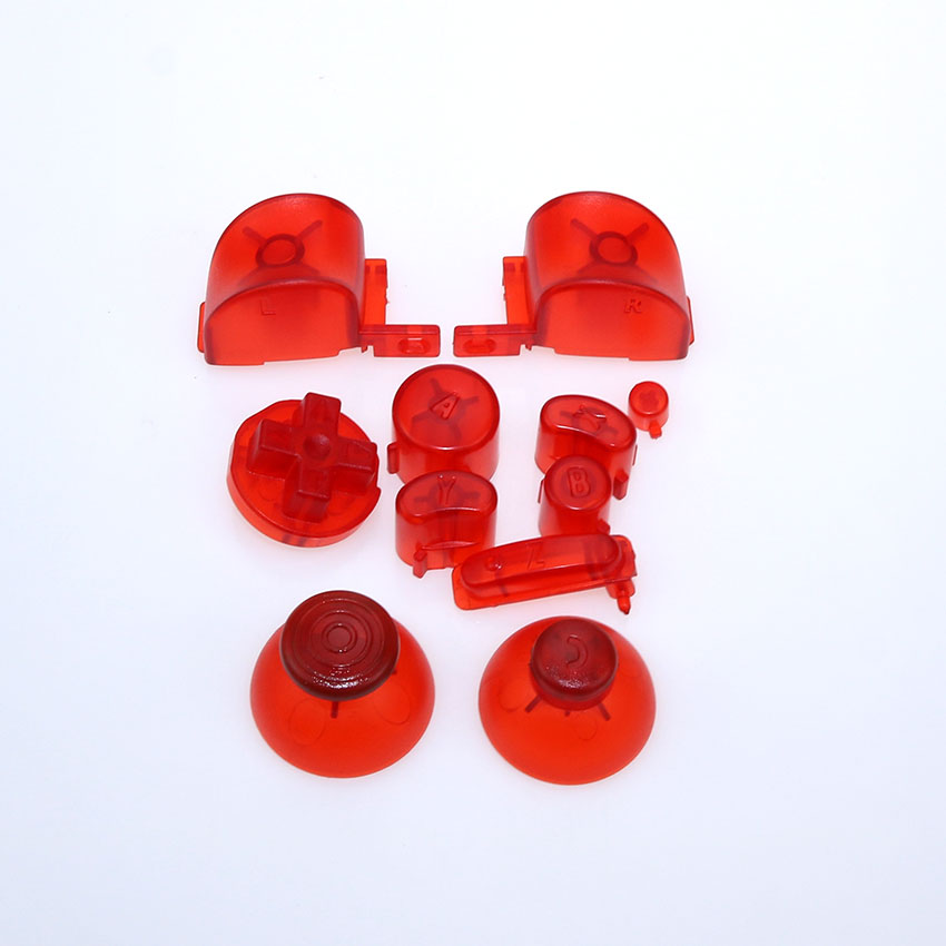 Cltgxdd Für Gamecube Controller Mod Bunte Komplette taste set mit für N GC taste set