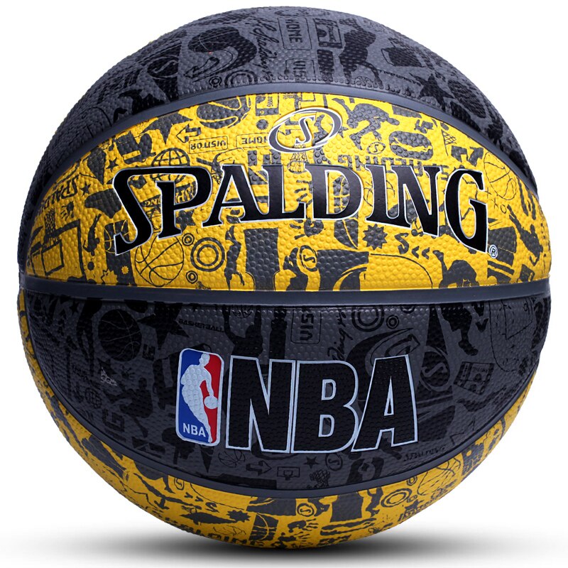 SPALDING Basketball PU No. 7 6 men women rubber indoor outdoor Basketbol Ball fiba Baloncesto basketball: 83-307Y