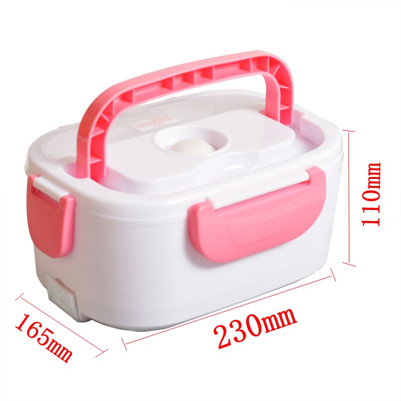 Fiambrera eléctrica portátil de 12V con calefacción, caja Bento, Auto coche, comida, contenedor de arroz, calentador para escuela, oficina, hogar, vajilla