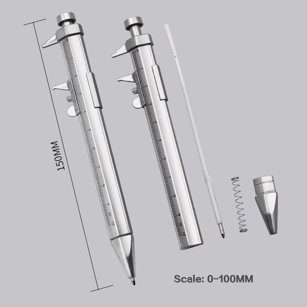 Caliper Ballpoint Pen Precision Dial Ball-Point Plastic Vernier Accessories Metric Gauge Shock-Proof Vernier Caliper Pen