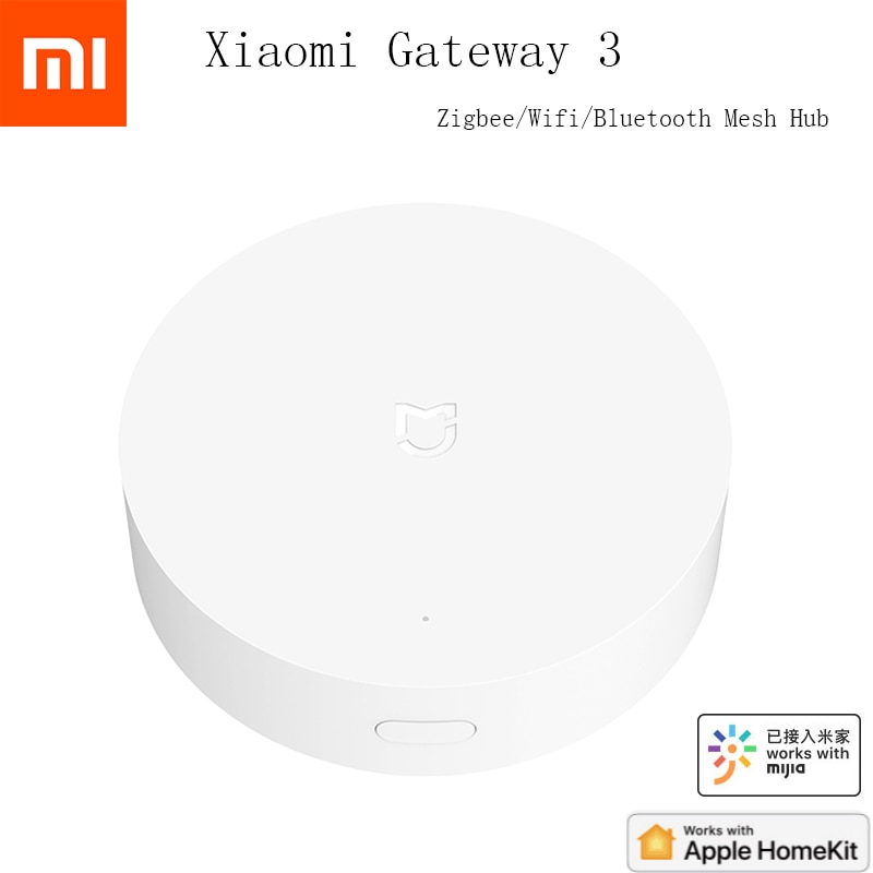 Xiaomi multimode smart home gateway 3 zigbee wifi bluetooth mesh hub arbejde med mijia app apple homekit intelligent home hub