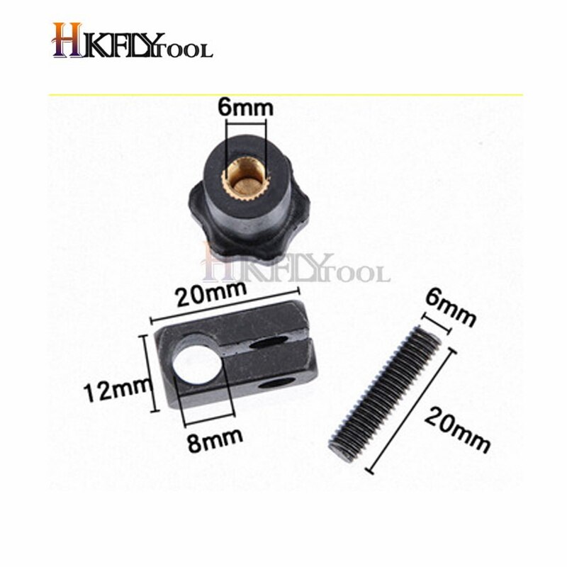 Portable Sleeve Lever Dial Gauge Swivel Dovetail Clamp Tungsten Steel Dial Test Indicator Clamp 4/6/8mm Hole Micrometer Holder: Type 8