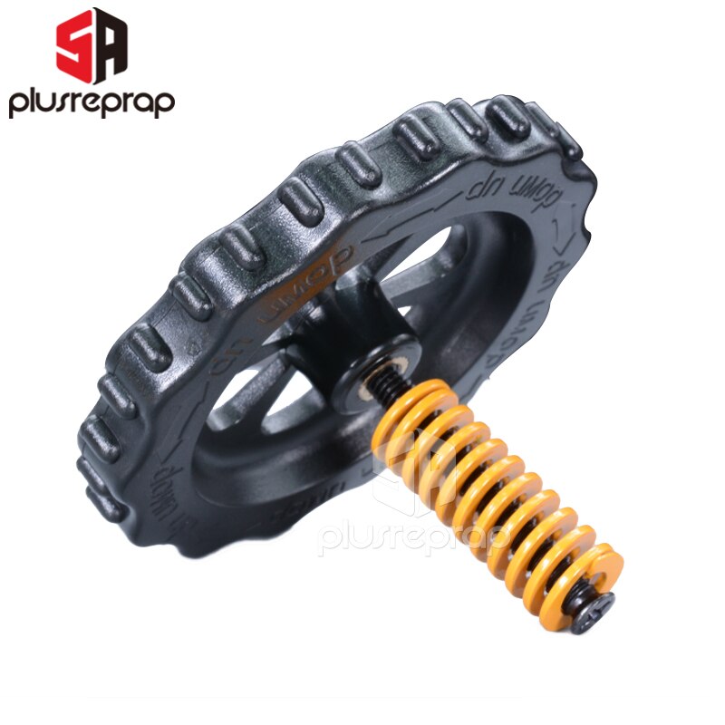 4Pcs Verwarmd Bed Lente Nivellering Kit Aanpassing Moer + Veren + Schroef Heatbed Aanpassen Kit Voor 3D Printer Onderdelen CR-10 Ender 3 MK3: Yellow Spring