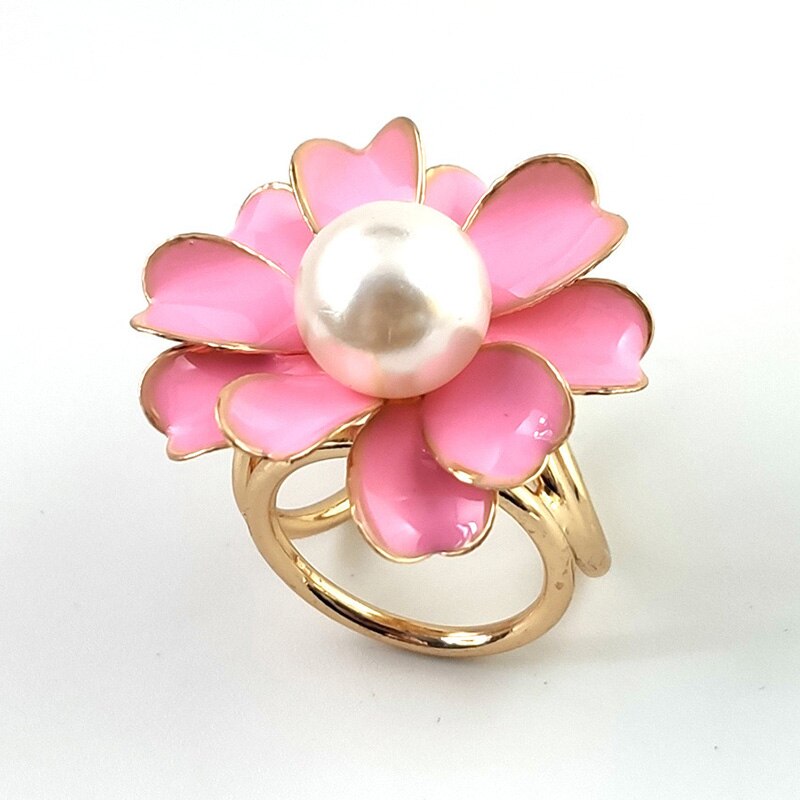 Moda flores broche cachecol fivela buquê de cristal luxo cachecol clipes para o natal feminino jóias de natal dropshipping: pink