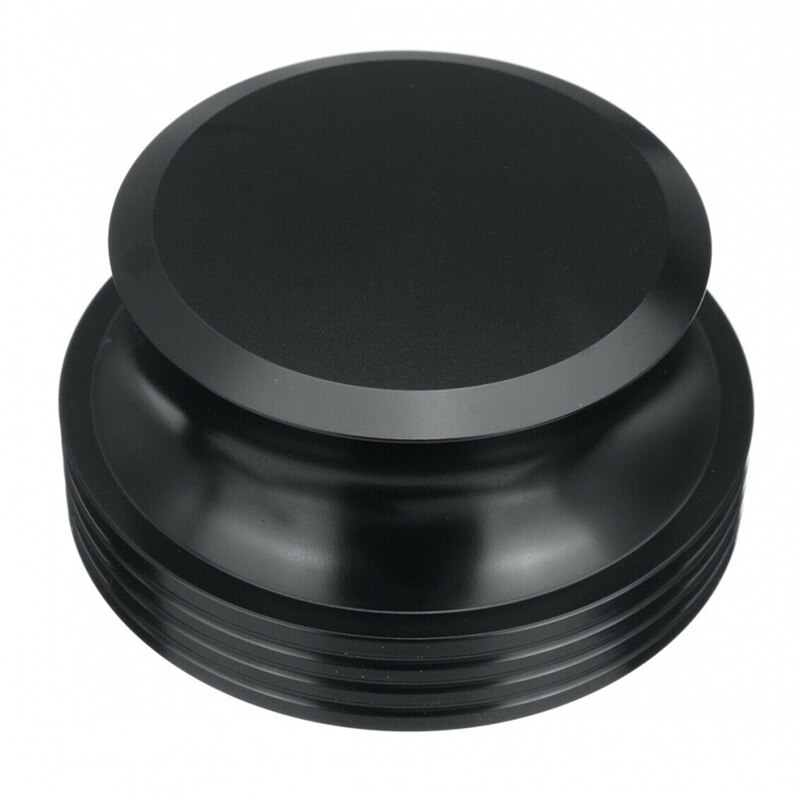 Record Turntables Weight Stabilizer LP Clamp Aluminum Metal Player Accessories: black