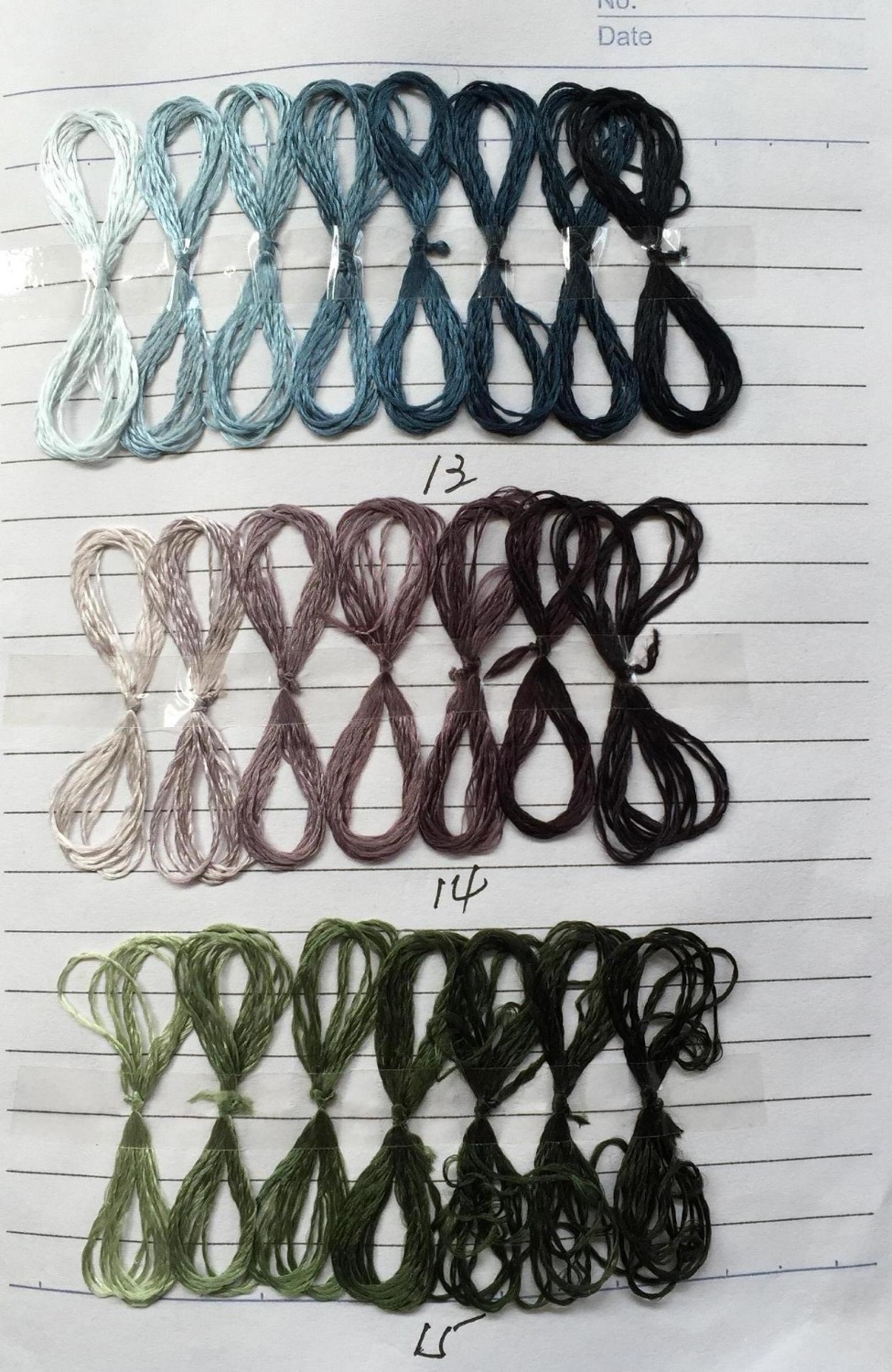 962 colors Natural mulberry silk embroidery floss threads sample book color reference book