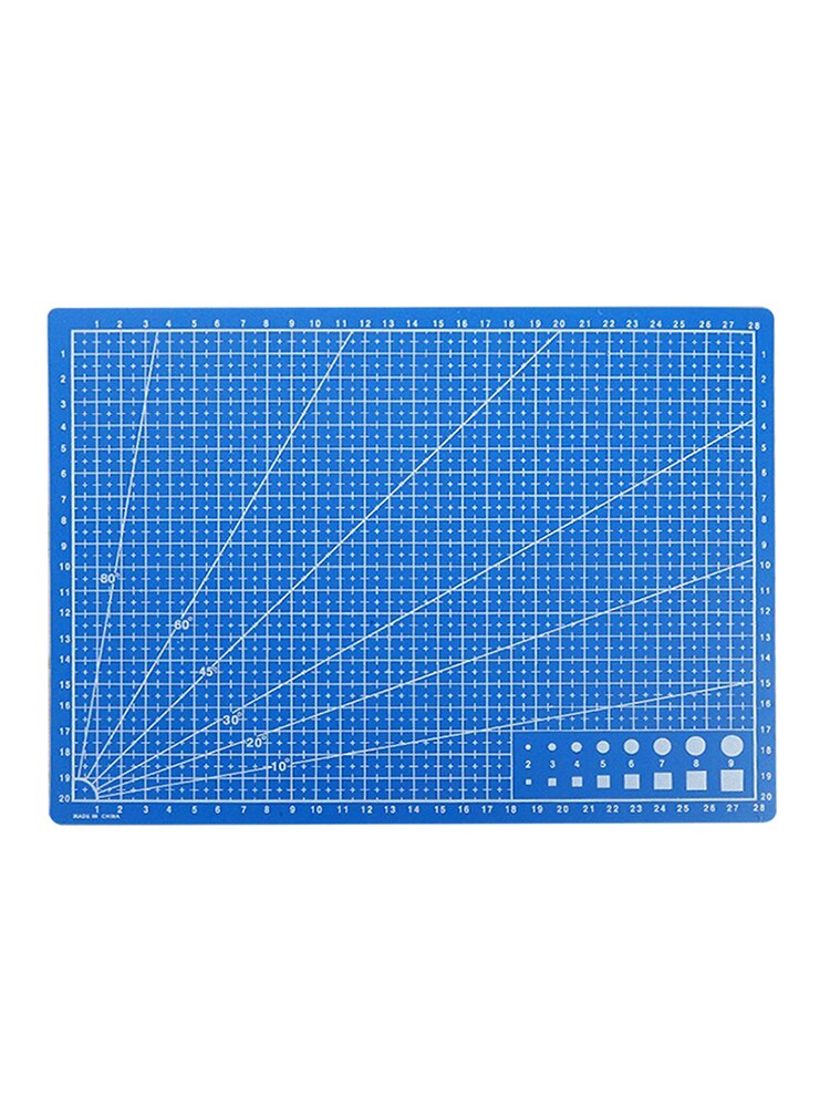 A4 PVC Double-sided Grid Lines Cutting Board Mat Self-healing Cutting Pad DIY