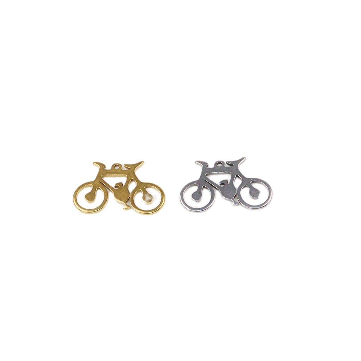 10 stk 20*13mm engros cykel charms i rustfrit stål vedhæng gør-det-selv halskæde armbånd, der ikke falmer farveløst