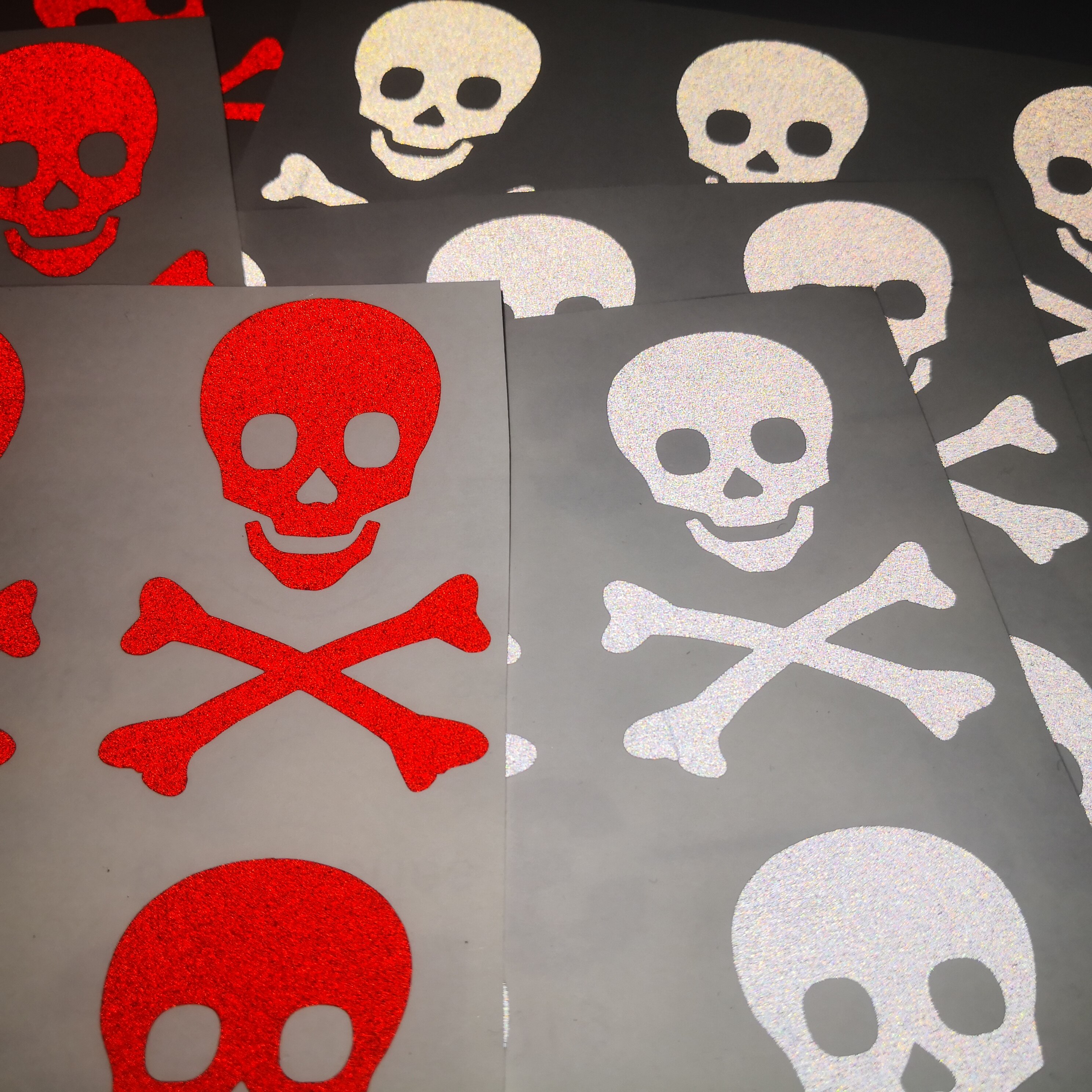 Bicycle stickers 3M bike sticker carbon MTB bike sticker refletive red/white bike head tube sticker bike decals