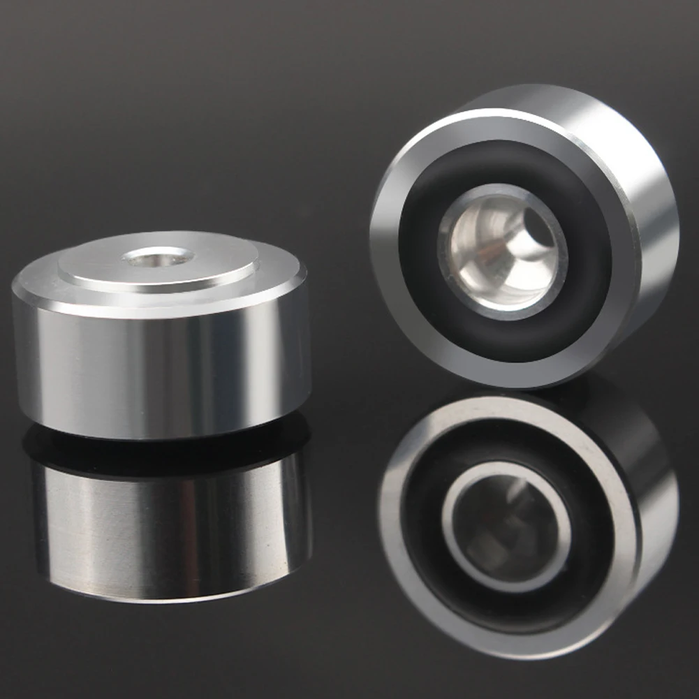 4 Stück Hifi-Lautsprecher Spikes Stand Füße Pad Aluminium legierung Isolation absorbieren Schock verstärker Basis füße für Lautsprecher CD-Verstärker