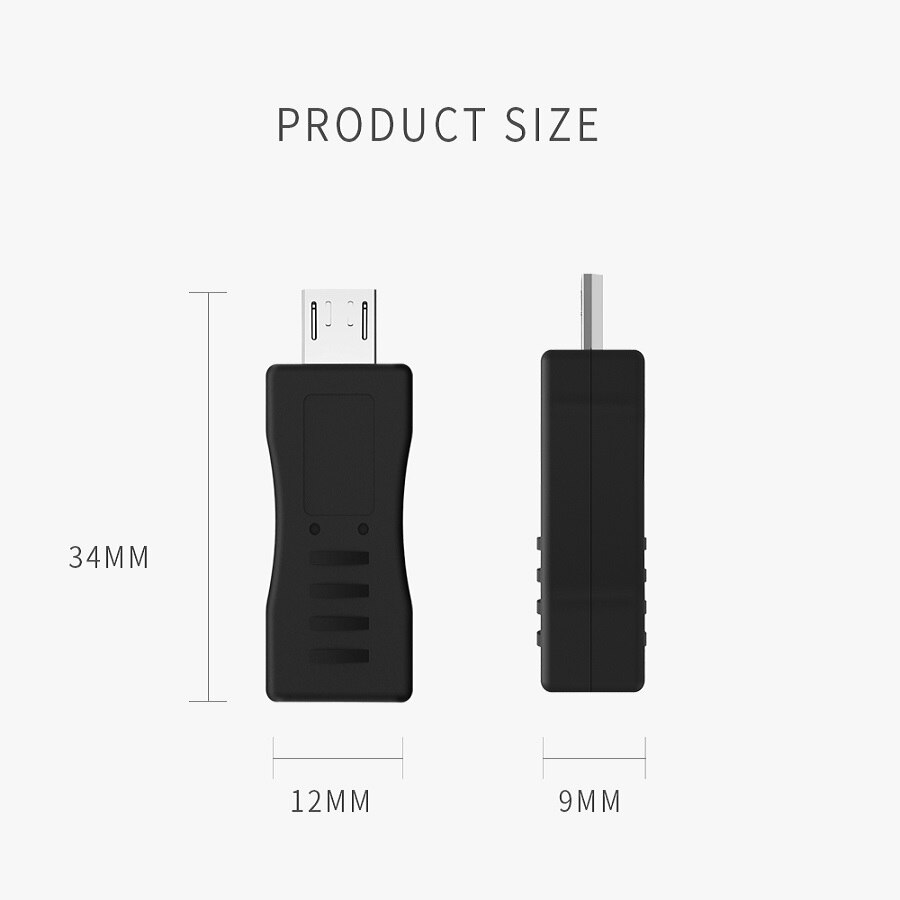 Micro USB Male Plug to Mini USB Female Converter charging Phone Data Transfer Adapter Connector For MP3 Samsung Android Devices