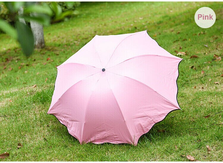 Raincoat Umbrella Travel Parasol Solid Folding Rain Folding Anti-UV Raincoat Women Sun/Rain Umbrella Guarda Chuva