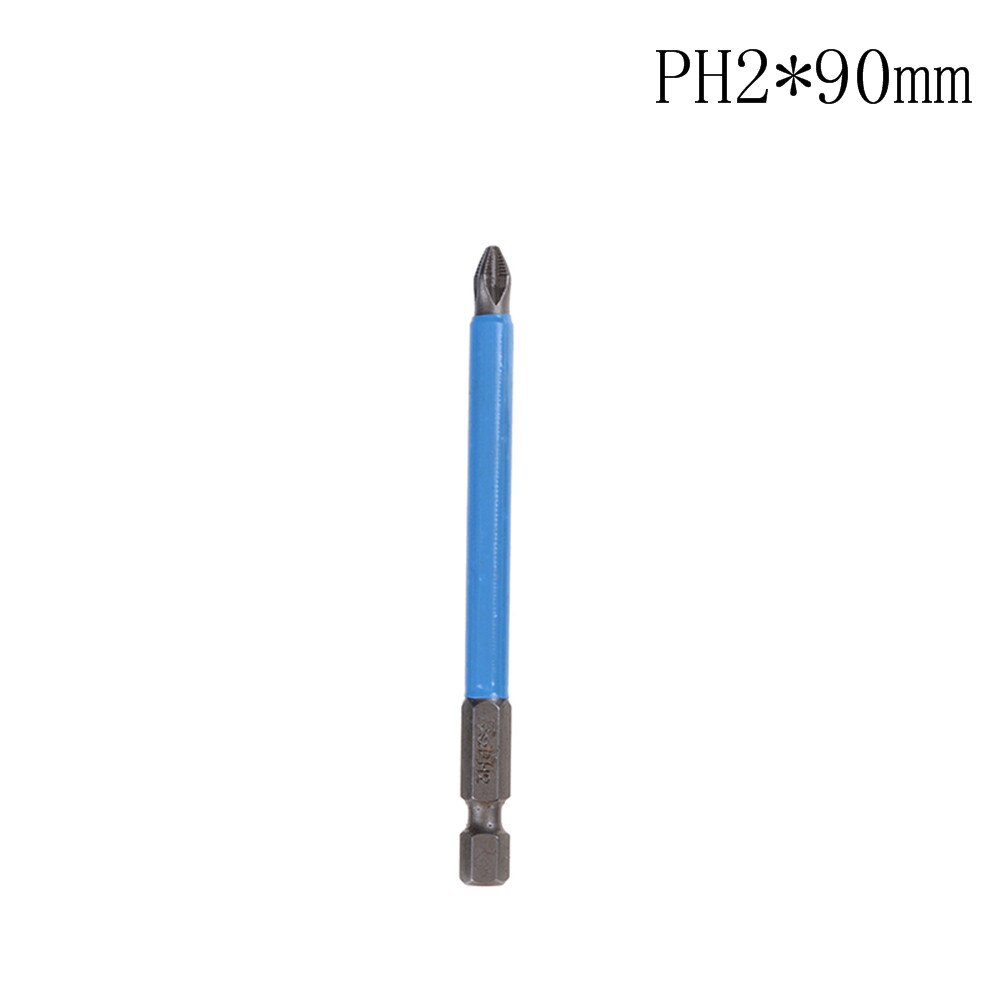 Alloy Steel PH2 Anti Slip Electric Screwdriver Bit Set Bits Hex Shank 25mm 50mm 65mm 70mm 90mm 127mm 150mm: 90mm