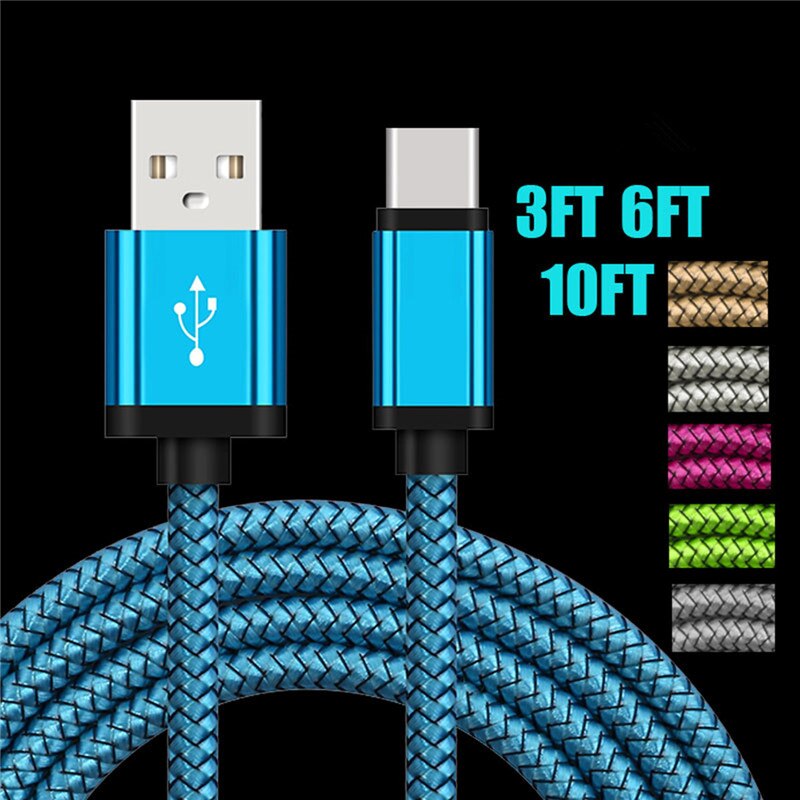 Micro Usb Kabel Data Transfer Nylon 3A Fast Charging Oplader Draad Voor Samsung S6 S7 J5 J7 Xiaomi Android Micro usb Telefoon Kabel