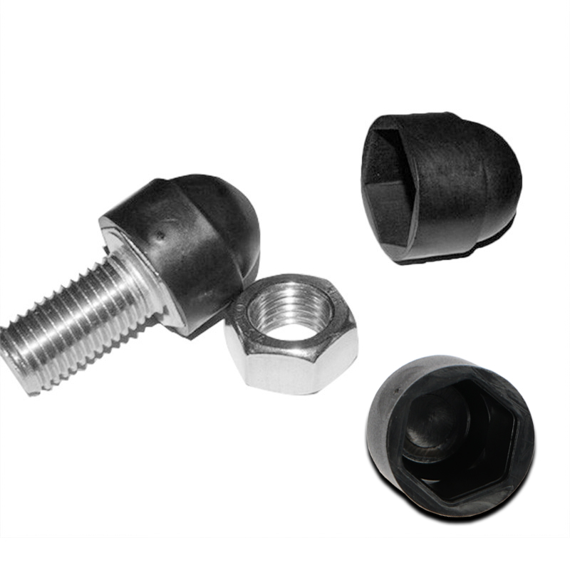 24 stk bolt dæksel  m8/m10 nylon og plast metriske kuppel bolte møtrikker hoved hætter dæksel sekskantede skruer sæt sortiment