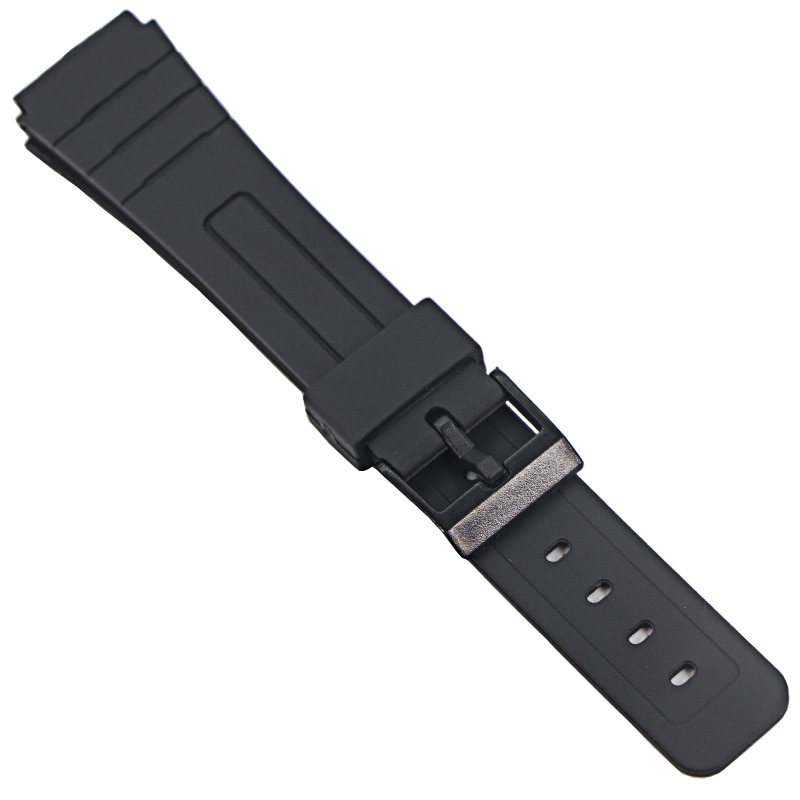 16mm 18mm 20mm armband silikon gummiband för casio armbandsur ef ersätta elektroniska armbandsur band klocka sportband