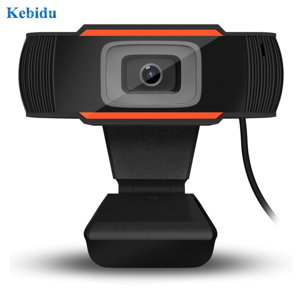 Kebidu Webcam 720P Usb Camera Draaibaar Video-opname Web Camera Met Microfoon Voor Pc Computer