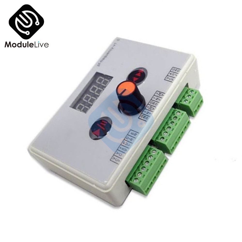 Reversible Stepper DC 12V 24V Motor Speed Controller Stepping Motor Speed Governor Pulse Signal Controller PWM LED Display