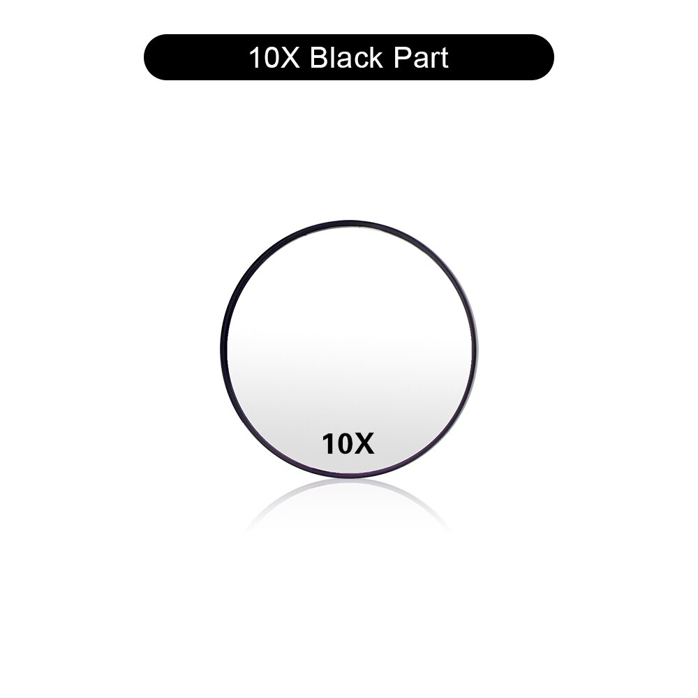 Vanity Mirror Touch Screen 22 LED Light Flexible 1X/2X/3X/10X Magnifying Makeup Mirror Cosmetic USB Or Battery Use Adjustable: BK 10x Magnifying