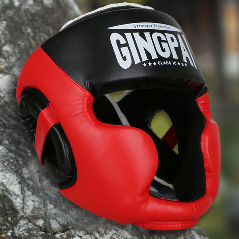 Casco de boxeo Muay Thai MMA para hombres y mujeres, Protector de cabeza de entrenamiento, equipo de Fitness, TKD