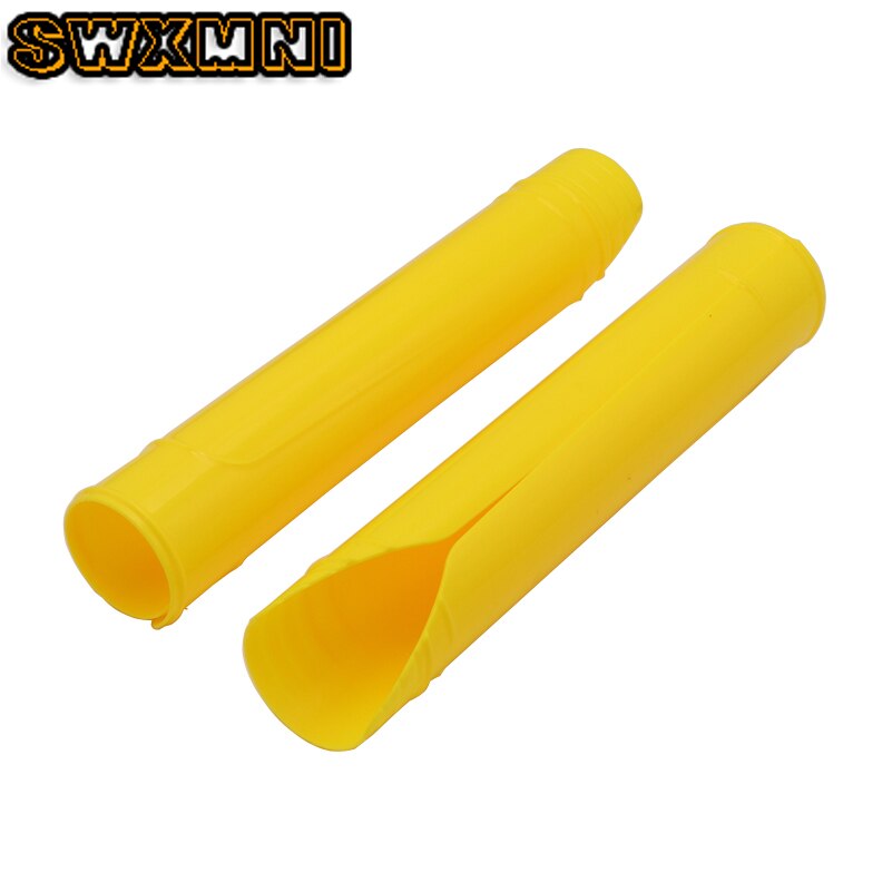 Motocykl uniwersalny widelec gumowa osłona amortyzator straż ochraniacz dla brud rower dla Yamaha dla Kawasaki dla Husqvarna: żółty