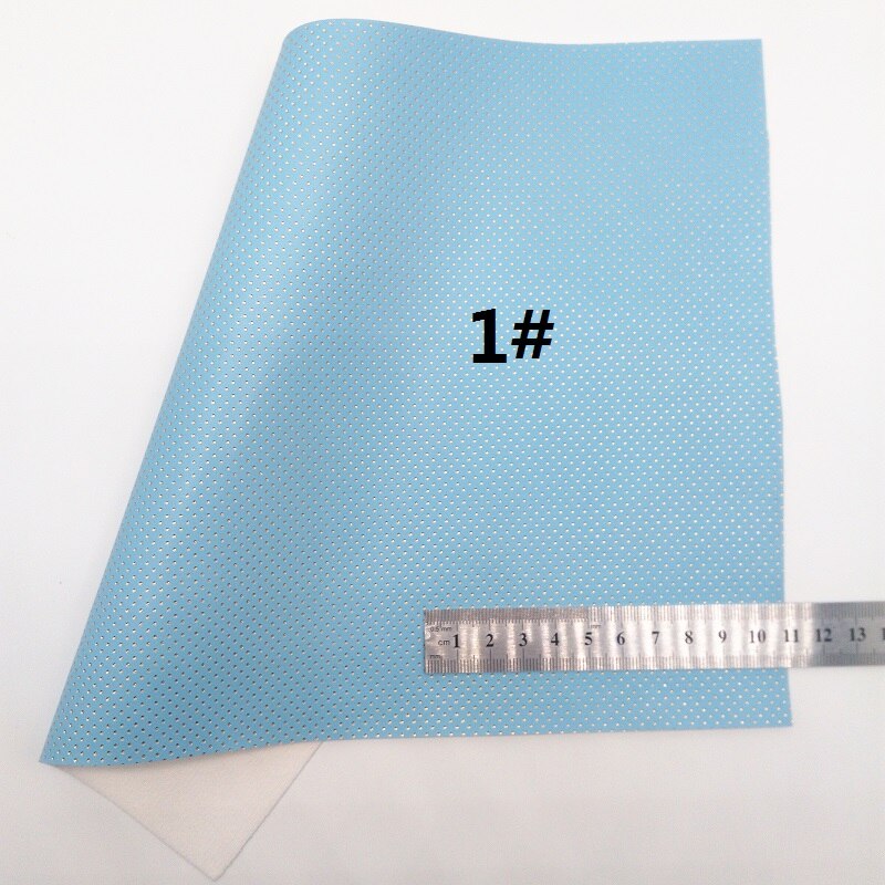 BLUE Glitter Fabric, Chunky Glitter Leather Sheets, Litchi Faux Leather Fabric For Bows A4 Size 8"x11" Twinkling Ming XM139: 1