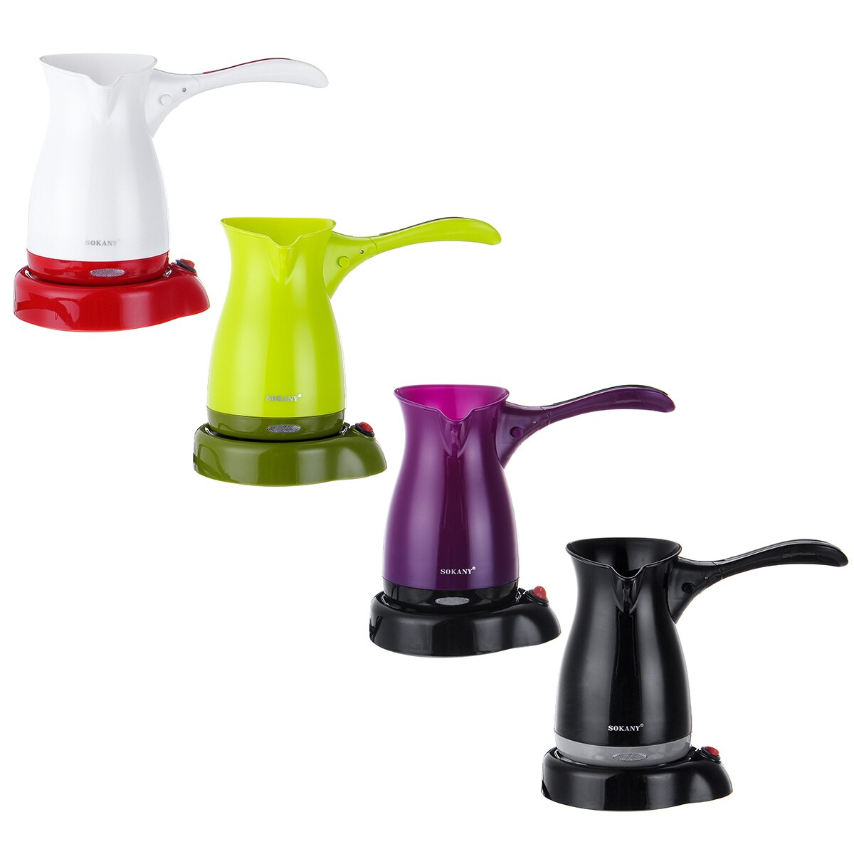 220V 5L Electric Coffee Pot Maker For Kitchen Heaters Stove Cooker Plate Milk Water Coffee Tea Heating Kettles Home Office