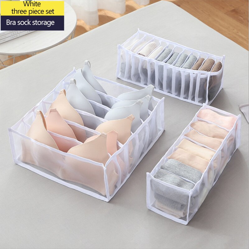 Ondergoed Beha Sokken Panty Ties Net Organizer Opbergdoos Lade Garderobe Kast Manden Organisatoren Divider Dozen Thuis Slaapzaal