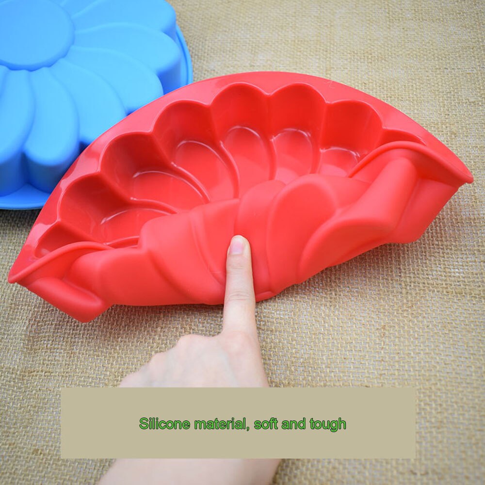 DIY Silikon Backform Sonnenblume bilden 3D Kuchen bilden Fondant Pfanne Muffin Cupcake Küche Backen Gebäck Werkzeuge
