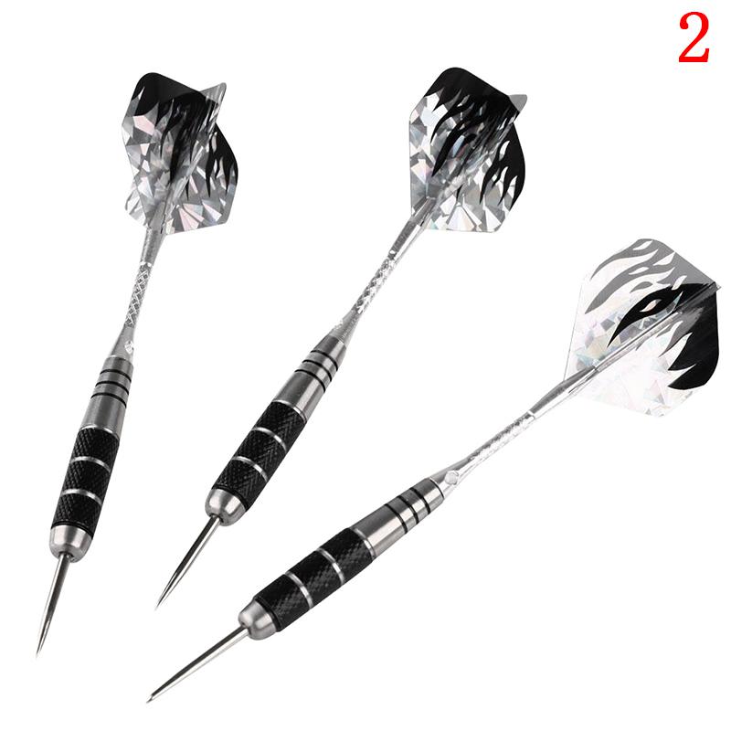 Freccette professionali dell&#39;ago dell&#39;acciaio del tungsteno di 3 pz/set 22g freccette con i voli E0w6 degli alberi del dardo di punta di sport: 2