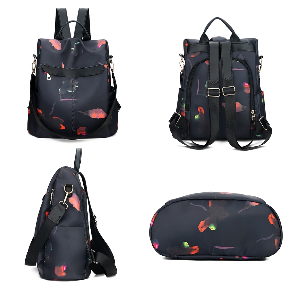 Waterproof Anti-theft Backpack Women Backpacks School Bags for Girls Black Oxford Famous Brand Mochila Feminina