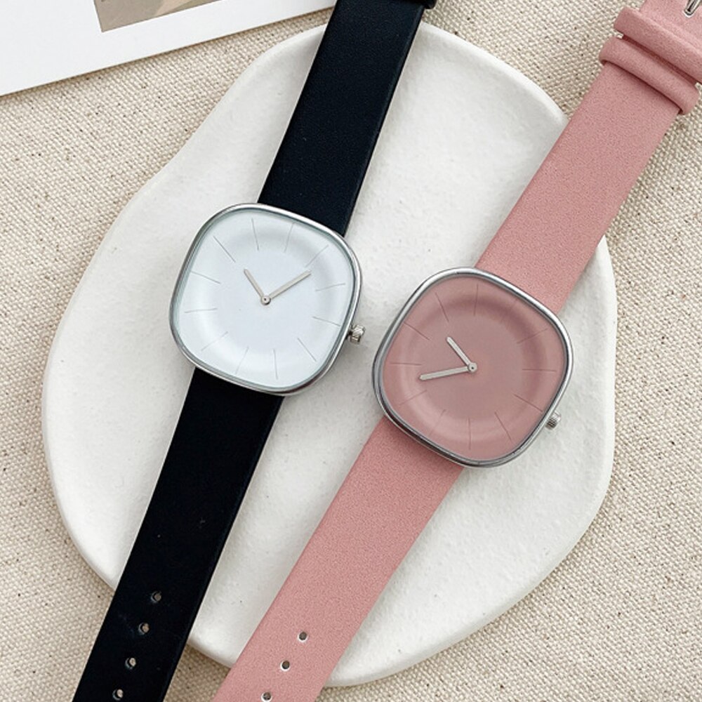 Minimalist Watch for Women Casual Quartz Ladies Watches Female Clock Leather Wristwatch Woman Montre Femme