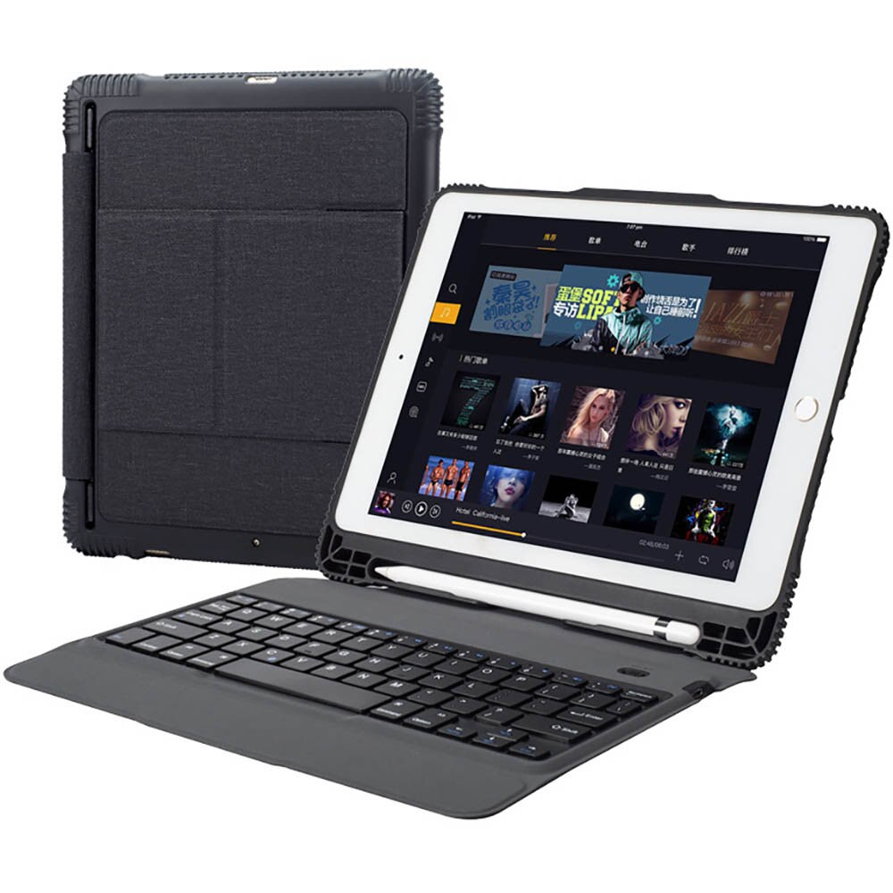 Caso de teclado para ipad pro 10.5 polegada 2017 com suporte lápis destacável teclado sem fio para ipad pro 10.5 "a1701 a1709 a1852: Default Title