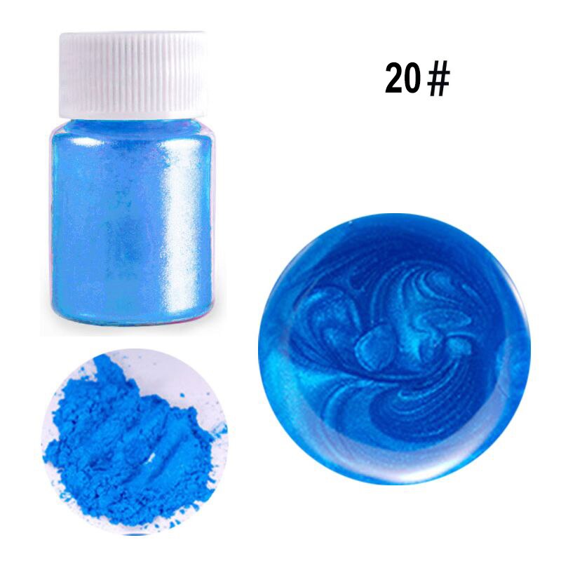 4 Pcs/set Mixed Color Resin Jewelry DIY Making Craft Glowing Powder Luminous Pigment Set Crystal Epoxy Material: 20