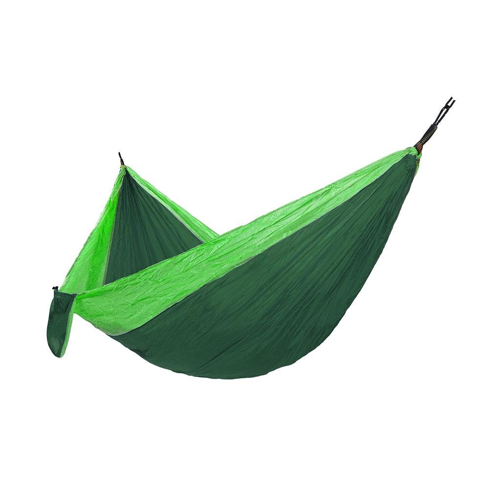 400kg nylon läger camping hängmatta utomhus stark hängande säng utforska hängmatta swing hängande hängmatta vandring tält picknick: Brun