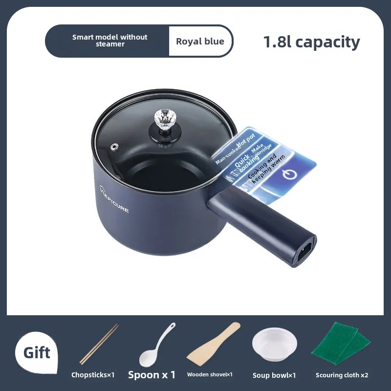 Mini Multifunctional Electric Wok 110V US Standard Student Dormitory Soup Pot Noodles Cooking Rice Heating Pot for Home Use: Yellow / AU