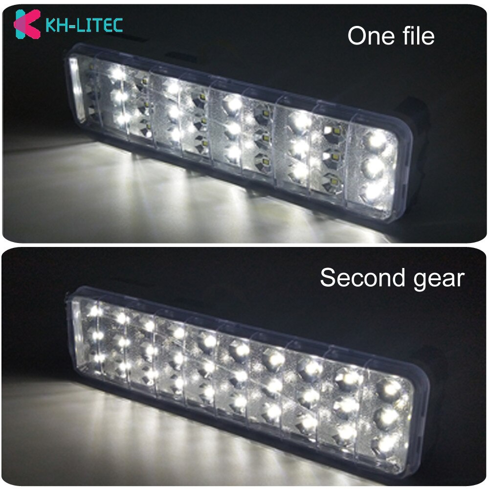 30 led multifunktions uppladdningsbar nödljus ficklampa mini 30 led nödljus lampa 2 läge för hemmaläger utomhus