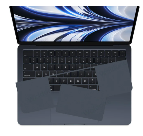 for MacBook Air 15 A2941 13 M2 A2681 Pro 14 16 M3 sticker protect film Palms Guard Rest Cover+Trackpad /body Protect Skin
