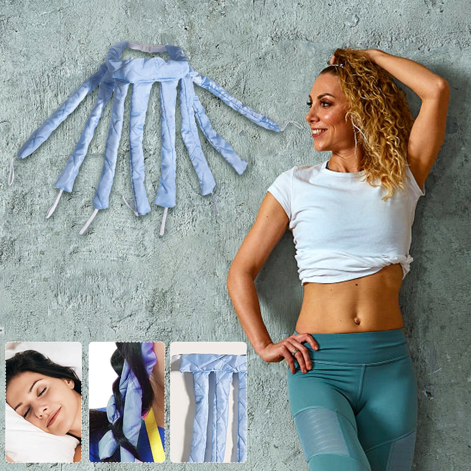 Hair Curlers Soft Sleep Pillow Hair Rollers Set Best Flexible Foam And Sponge Magic Hair Care Diy Hair Styling Tool