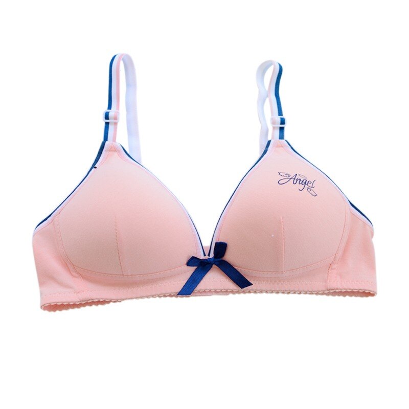 Girl A Cup Underwear Cotton Training Bras Teenage Sport Puberty Teen Child Fitness Bra 12-18Y Youth Small Breast Bra girl cloth