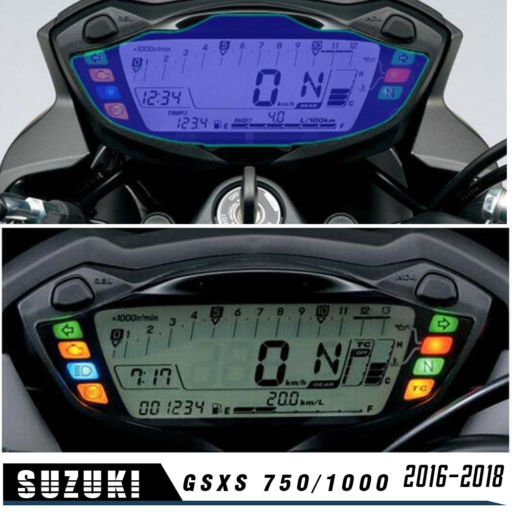 GSX-S 750 GSX-S 100016 17 18 Cluster kratzen Schutz Tacho Film Bildschirm Schutz Aufkleber Aufkleber für Suzuki GSXS 750/1000