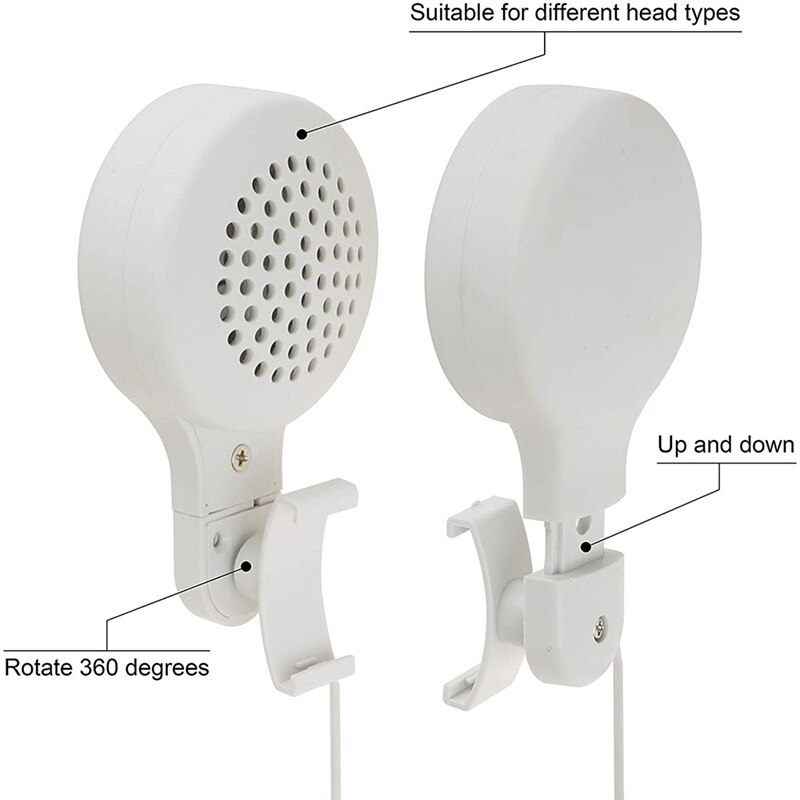 VR Enhancing Sound over Headphone for Oculus Quest 2 Rotate 360 ​​Degrees Aux Connector Earphones for Oculus Quest 2