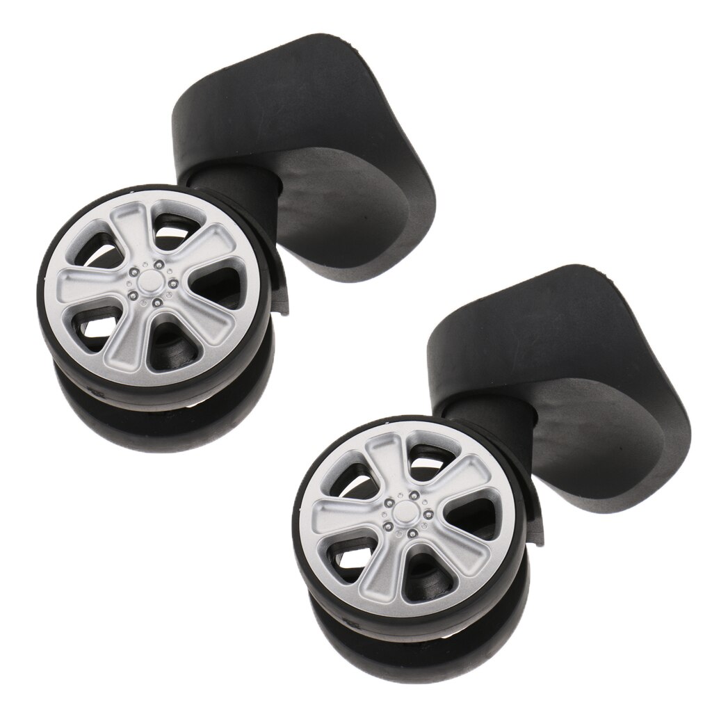 2 Sets Left & Right Luggage Suitcase Wheels Swivel... – Grandado