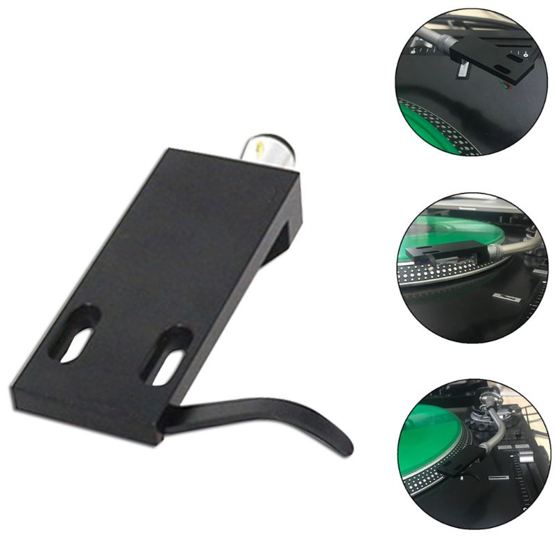 1 sæt phono patron vinyl plade stylus holder dj headshell musikinstrument
