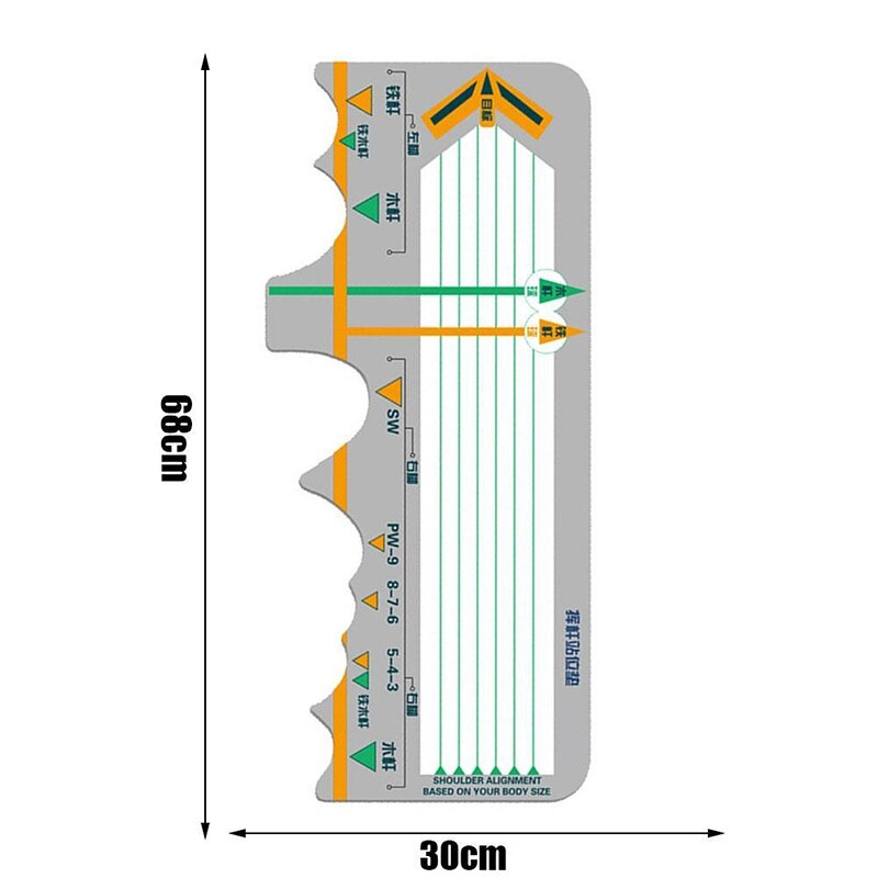 Golf Station Board Swing Trainer Practice Corrective Posture Beginners Batting Calibration Training Golf Accessori